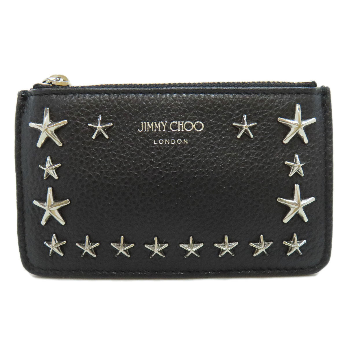 Jimmy Choo Star motif studs coin purse Leather Ladies [Used]