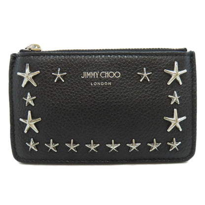 Jimmy Choo Star motif studs coin purse Leather Ladies [Used]