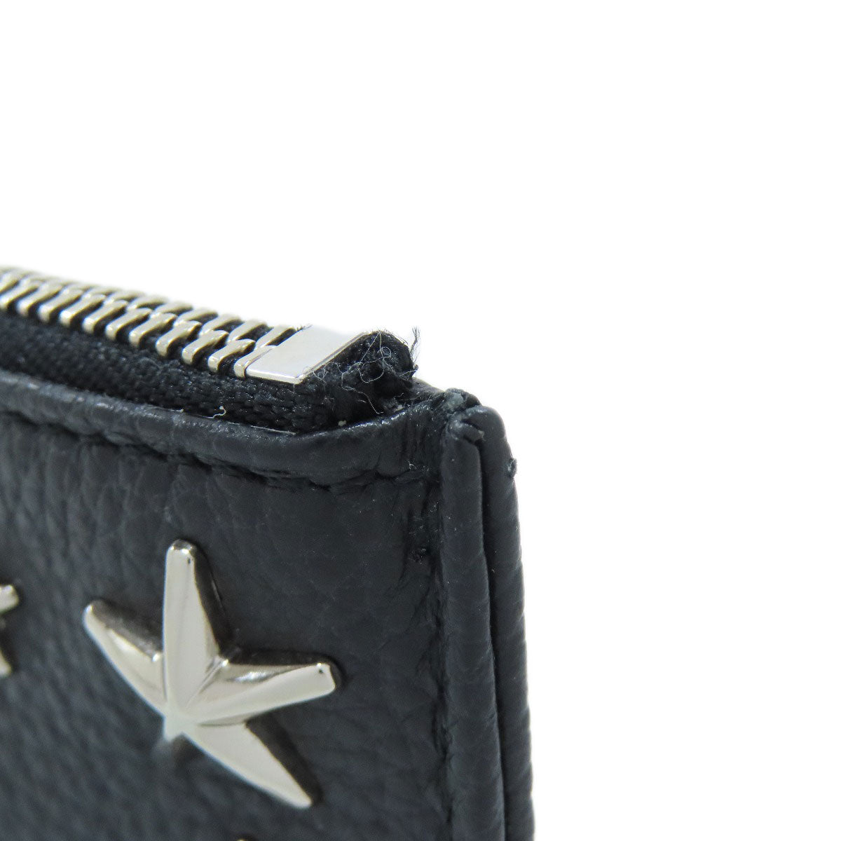 Jimmy Choo Star motif studs coin purse Leather Ladies [Used]