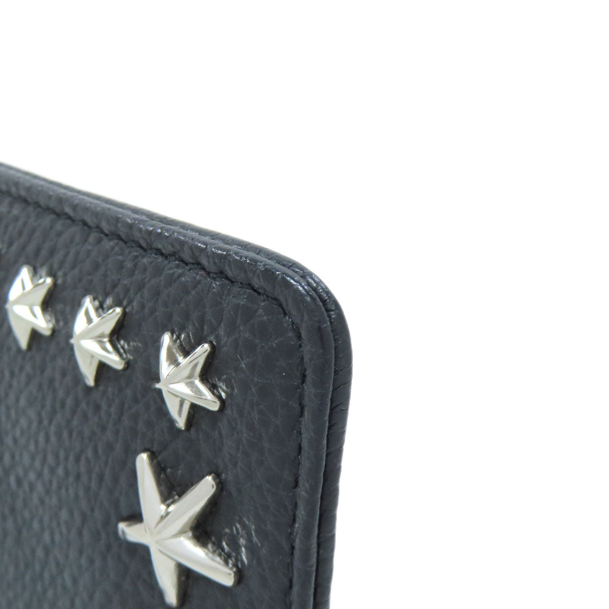 Jimmy Choo Star motif studs coin purse Leather Ladies [Used]