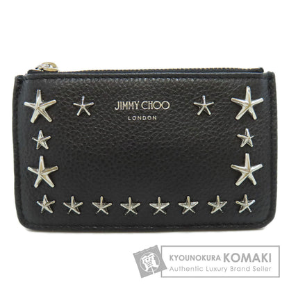 Jimmy Choo Star motif studs coin purse Leather Ladies [Used]
