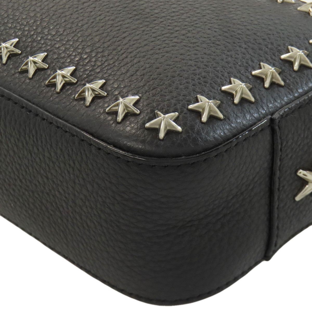 Jimmy Choo Star motif studs Shoulder Bag Leather Ladies [Used]