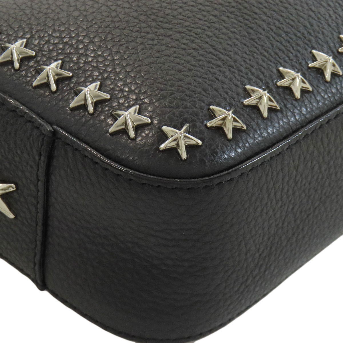 Jimmy Choo Star motif studs Shoulder Bag Leather Ladies [Used]