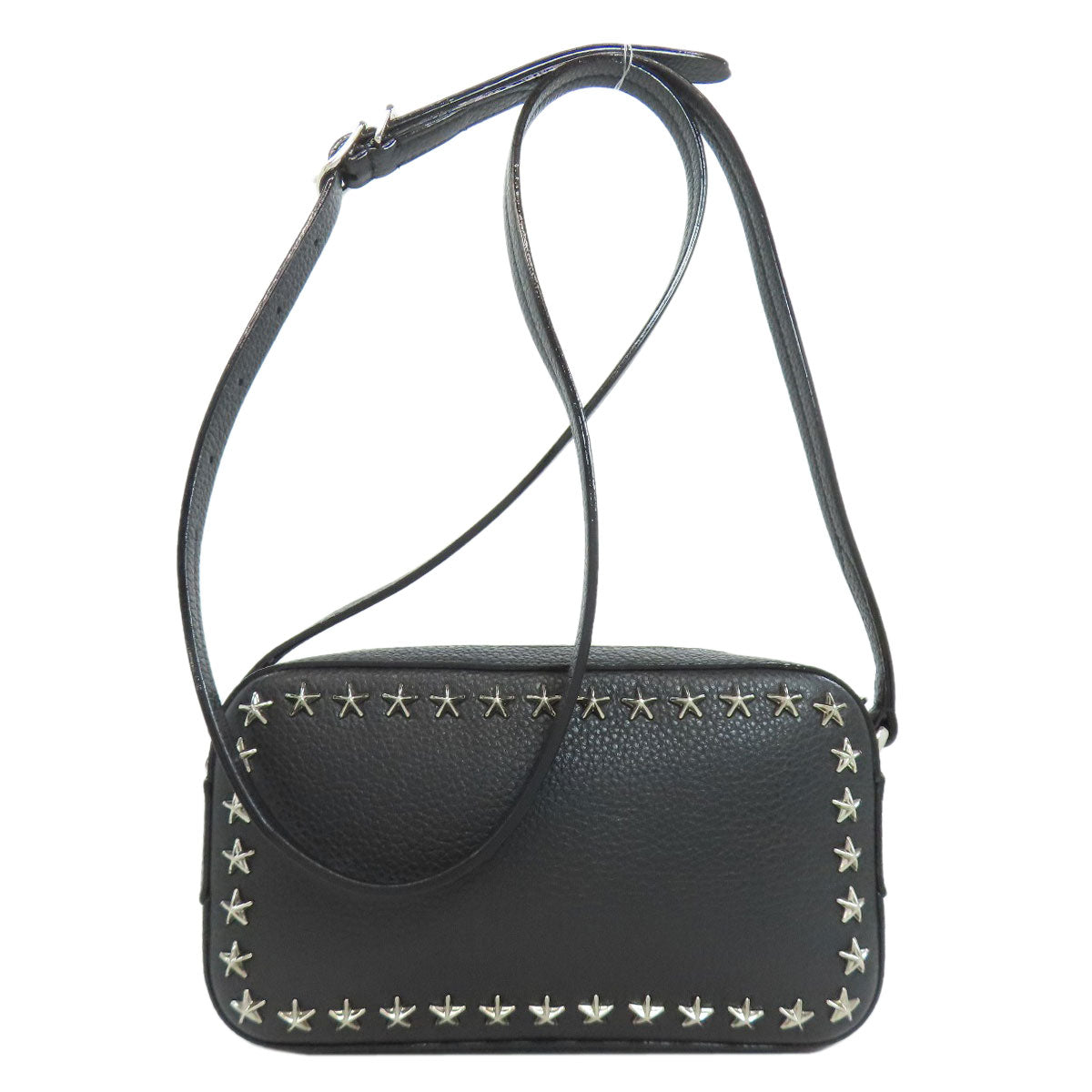 Jimmy Choo Star motif studs Shoulder Bag Leather Ladies [Used]