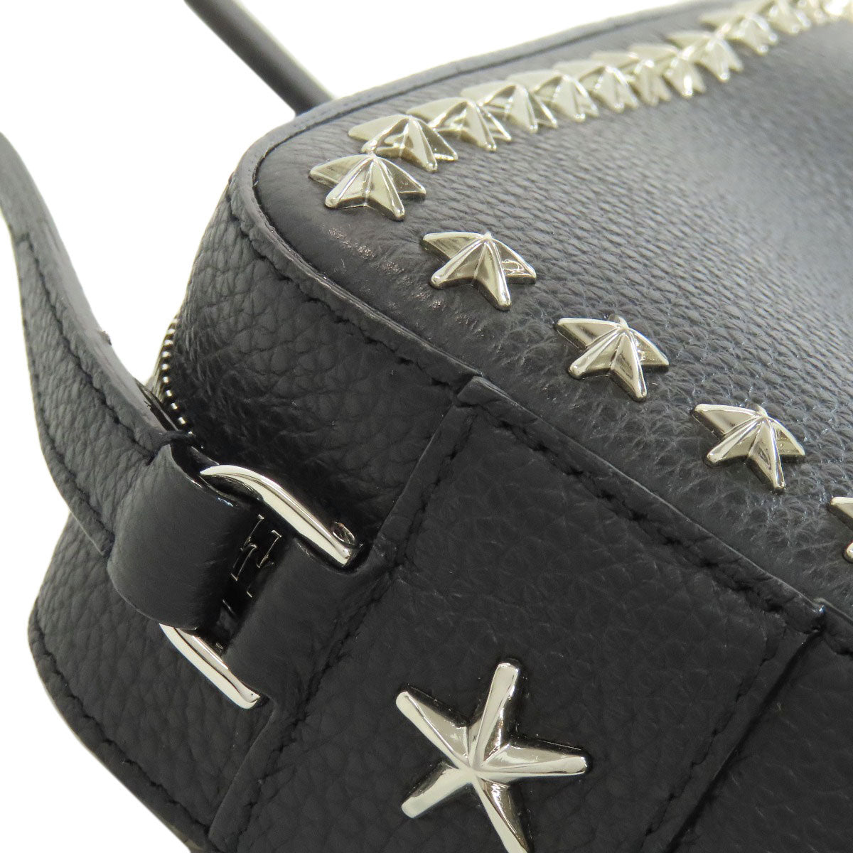 Jimmy Choo Star motif studs Shoulder Bag Leather Ladies [Used]
