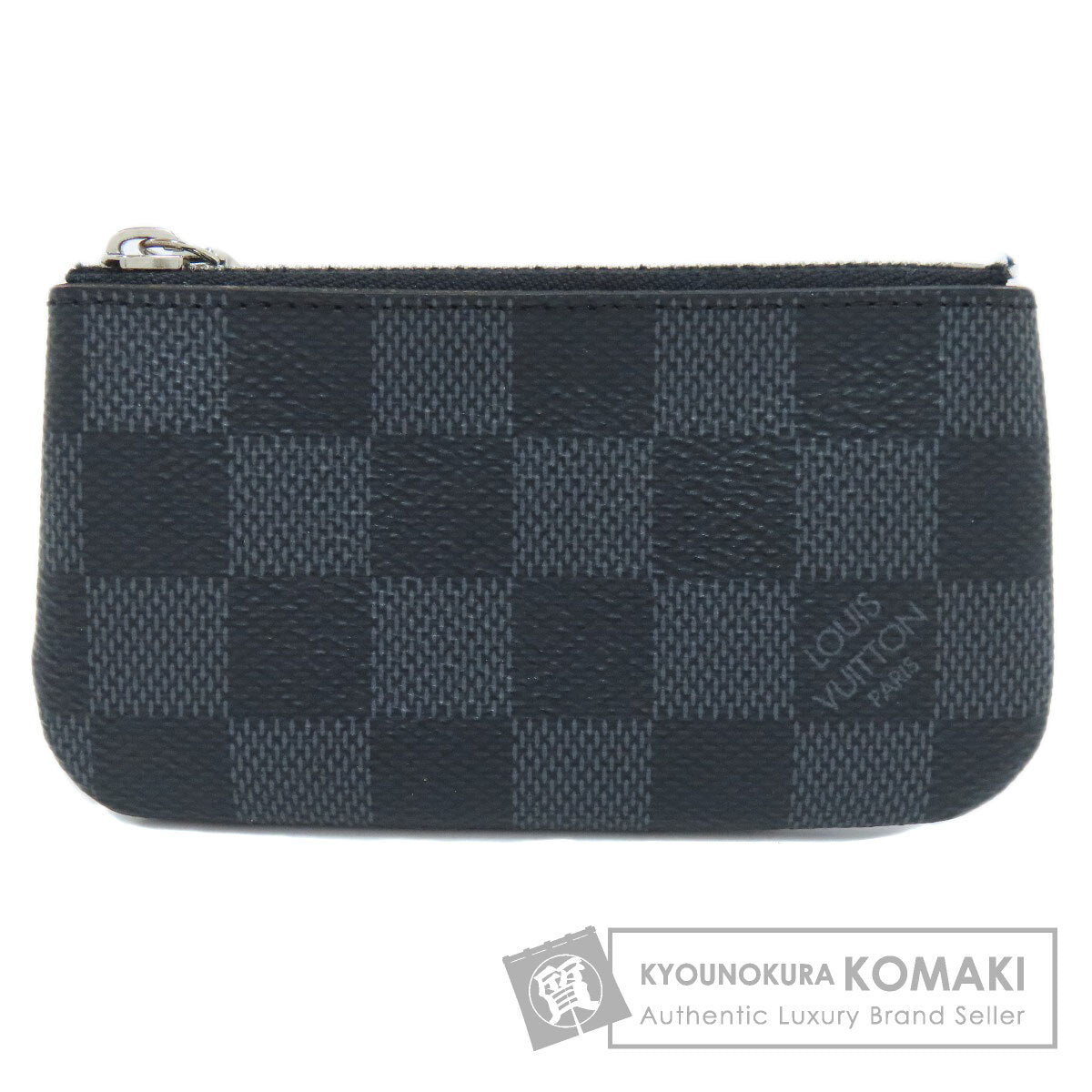 LOUIS VUITTON N60155 Pochette Kle coin purse Damier canvas mens [Used]