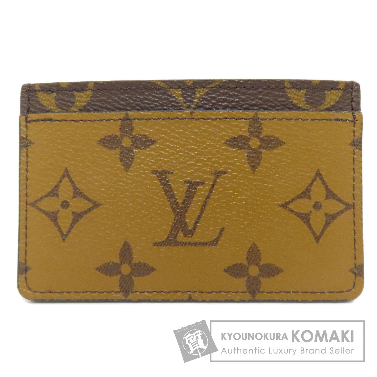 LOUIS VUITTON  M69161 Porto cult ? Simple Card Case  Monogram reverse Ladies [Used]