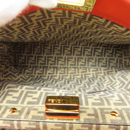 FENDI Peekaboo Mini 2WAY Handbag Calf Ladies [Used]