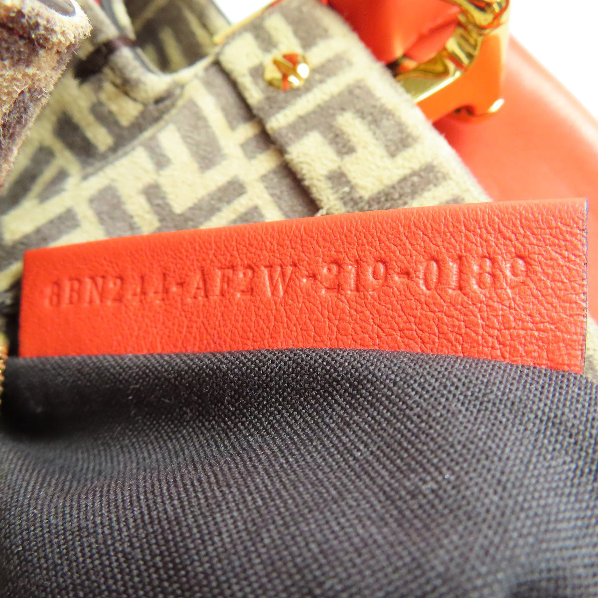 FENDI Peekaboo Mini 2WAY Handbag Calf Ladies [Used]