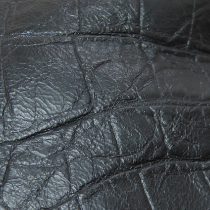 SAINT LAURENT Embossed Chain Shoulder Bag Leather Ladies [Used]