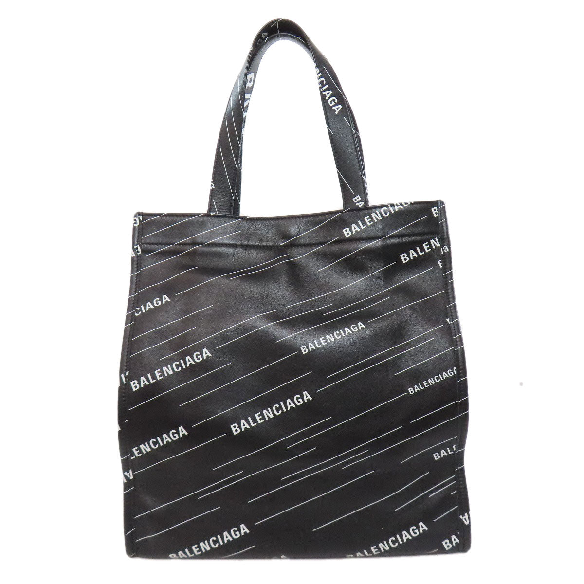 バレンシアガ 552870 ロゴ トートバッグ カーフ レディース 【中古】【BALENCIAGA】