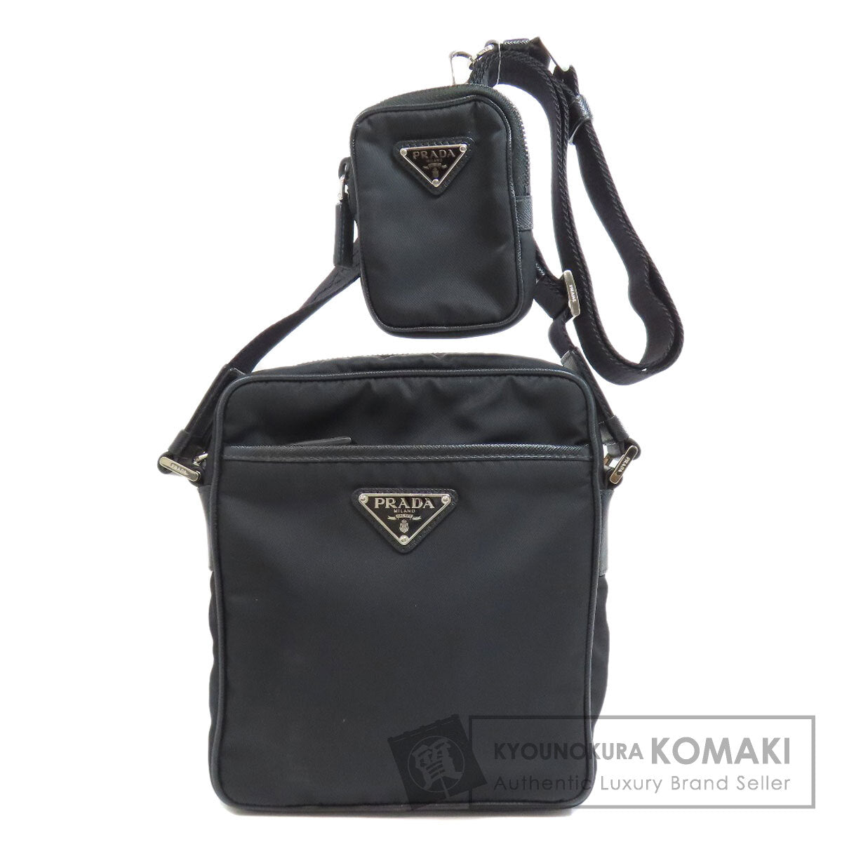 PRADA Logo Hardware Shoulder Bag Nylon Ladies [Used]