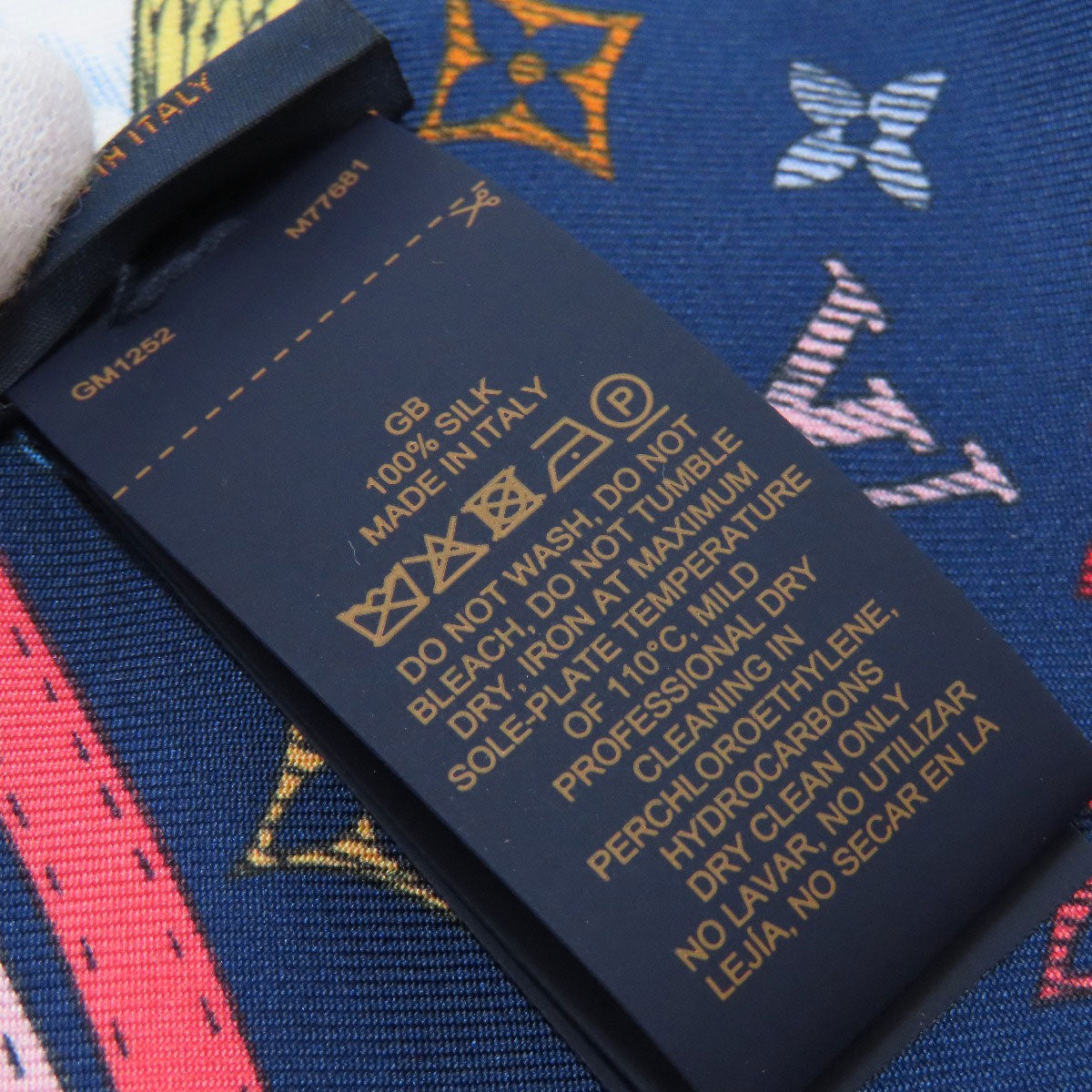 LOUIS VUITTON M77681 Bando Scarf Silk Ladies [Used]