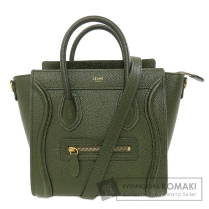 CELINE Luggage nano 2 WAY Handbag Calf Ladies [Used]
