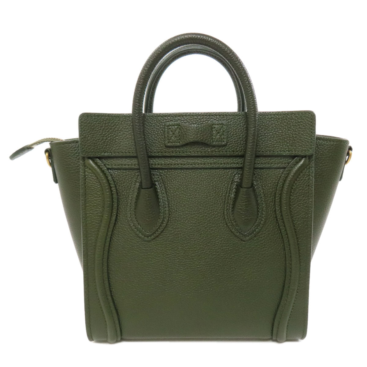 CELINE Luggage nano 2 WAY Handbag Calf Ladies [Used]