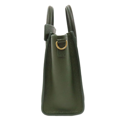 CELINE Luggage nano 2 WAY Handbag Calf Ladies [Used]