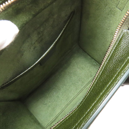 CELINE Luggage nano 2 WAY Handbag Calf Ladies [Used]