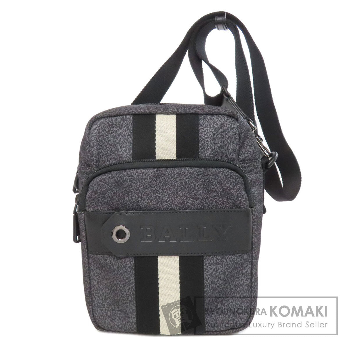 BALLY logo Shoulder Bag Nylon Ladies [Used]