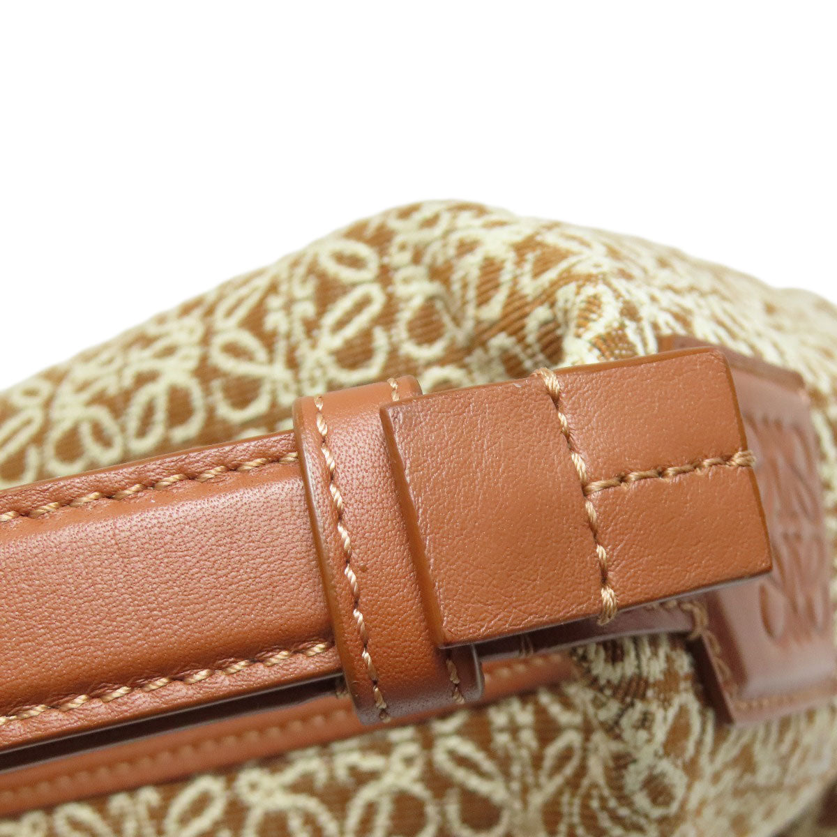 LOEWE Anagram Cuby Handbag Canvas Ladies [Used]