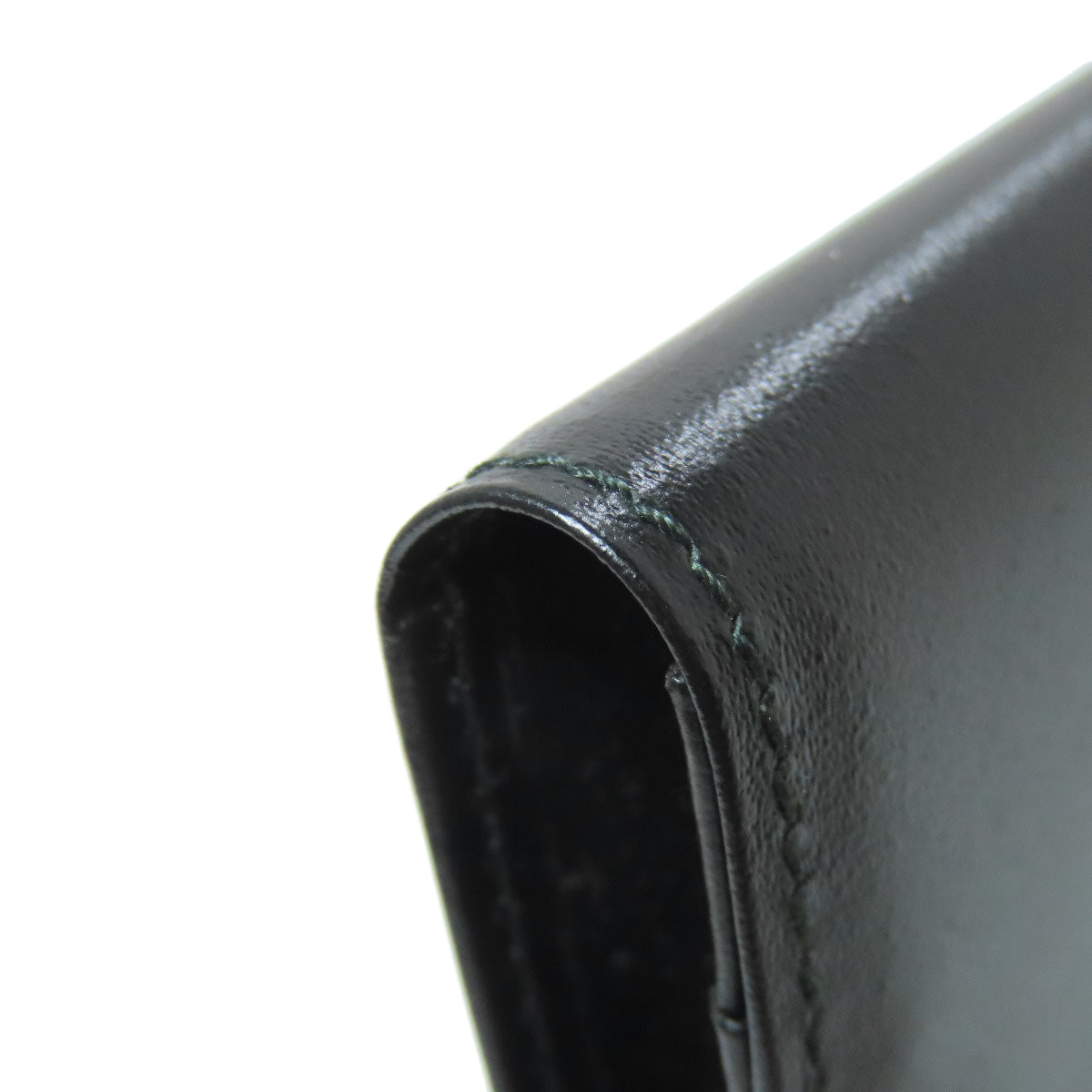 Dunhill logo Card Case Leather Ladies [Used]