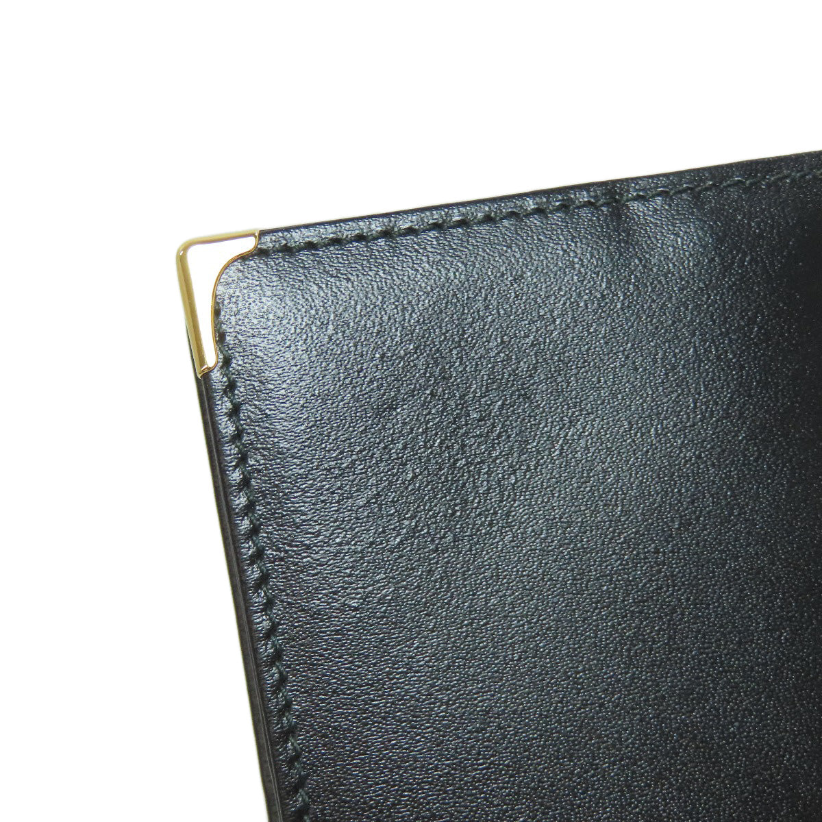 Dunhill logo Card Case Leather Ladies [Used]