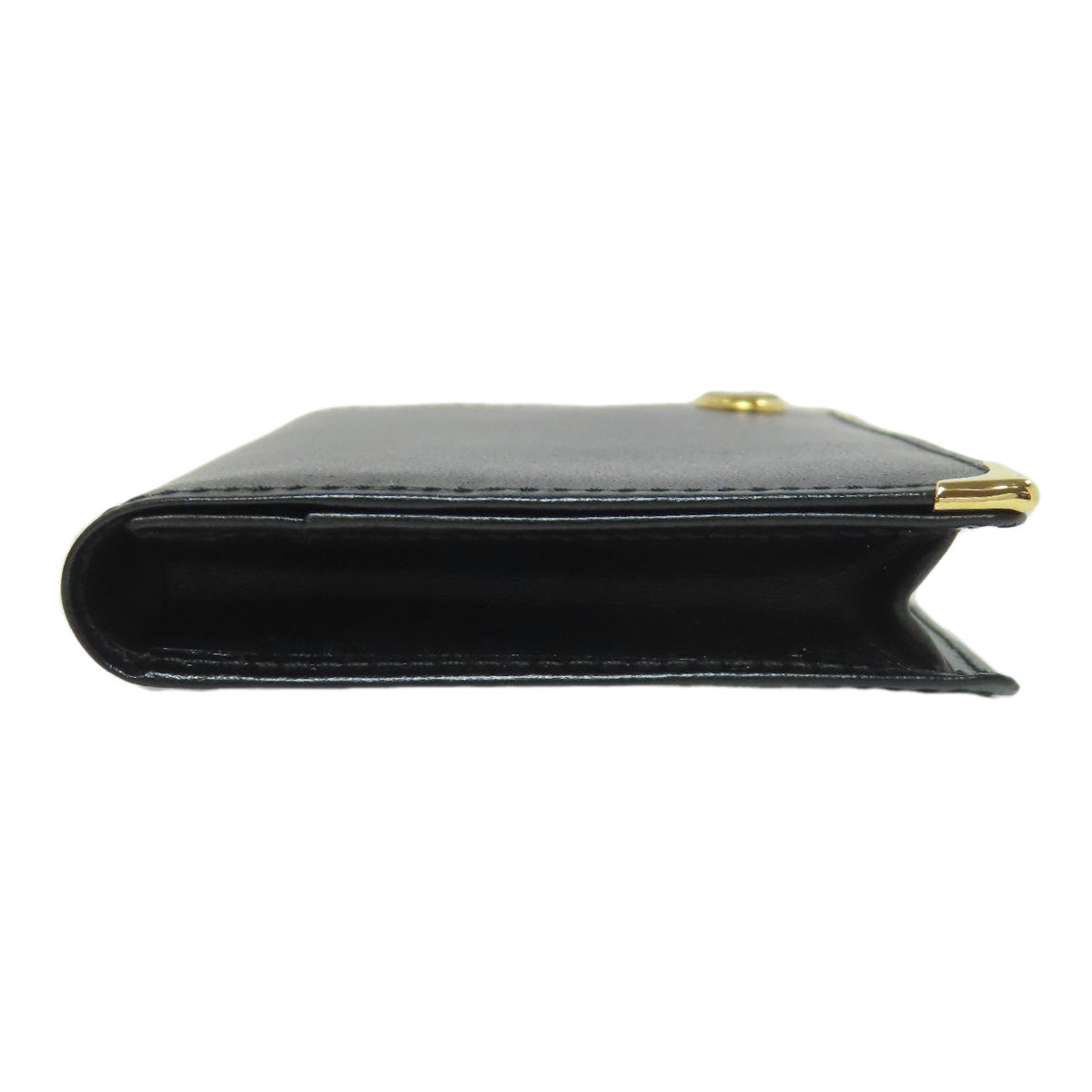 Dunhill logo Card Case Leather Ladies [Used]