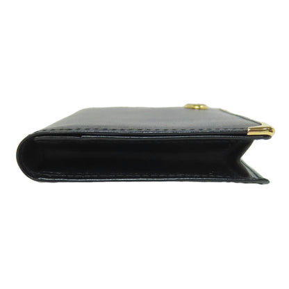 Dunhill logo Card Case Leather Ladies [Used]