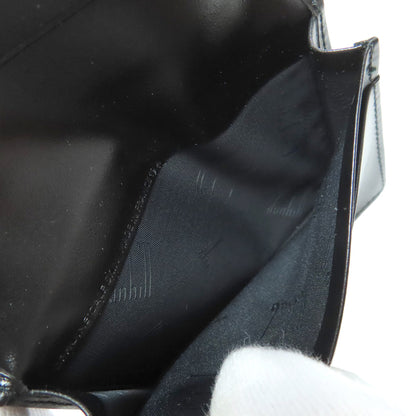 Dunhill logo Card Case Leather Ladies [Used]