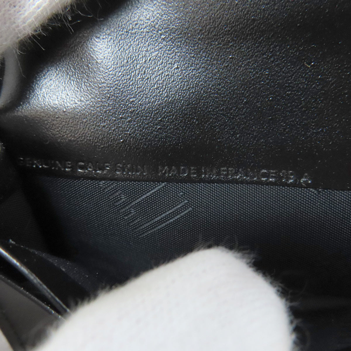 Dunhill logo Card Case Leather Ladies [Used]