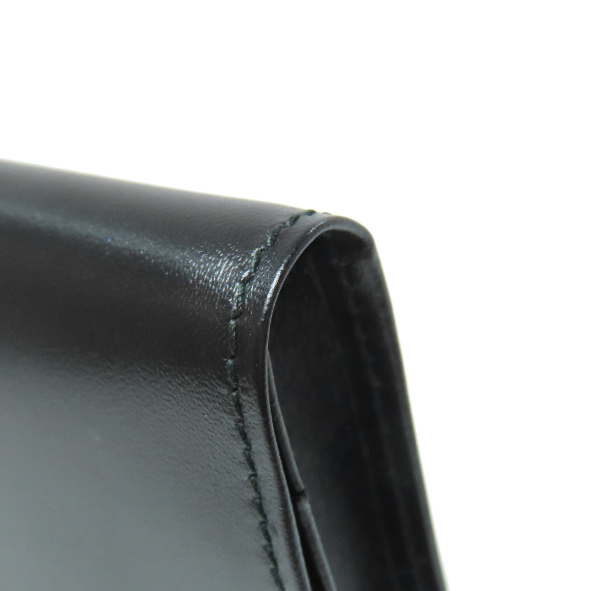 Dunhill logo Card Case Leather Ladies [Used]