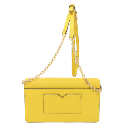 Michael Kors ChainShoulder wallet Long wallet (with coin pocket) Leather Ladies [Used]