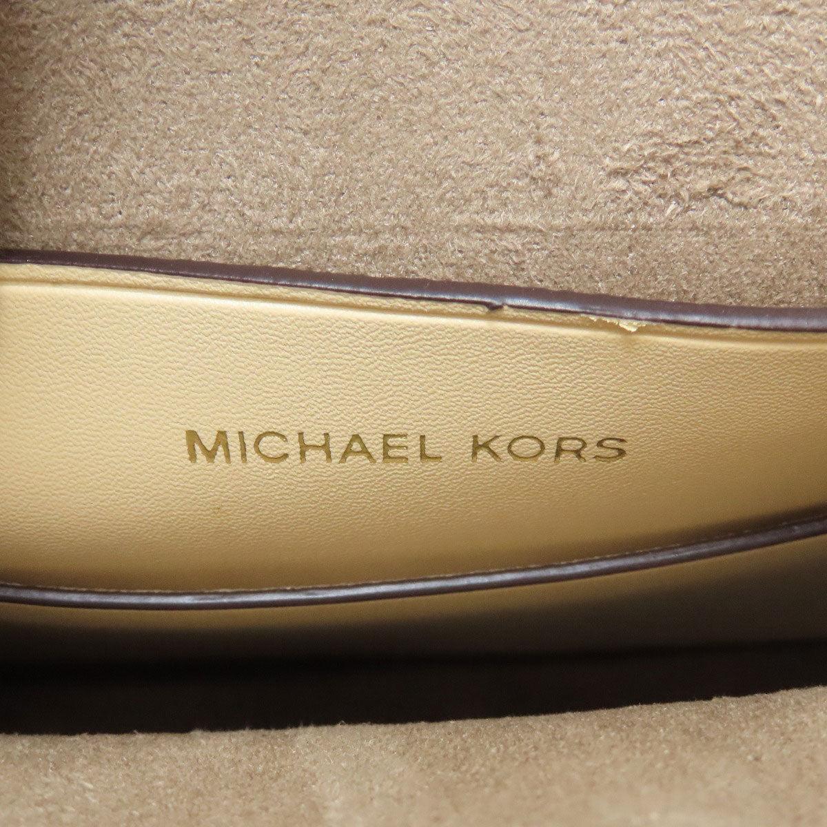 Michael Kors Padlock Shoulder Bag Leather Ladies [Used]