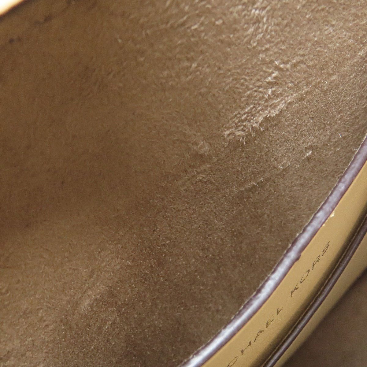 Michael Kors Padlock Shoulder Bag Leather Ladies [Used]