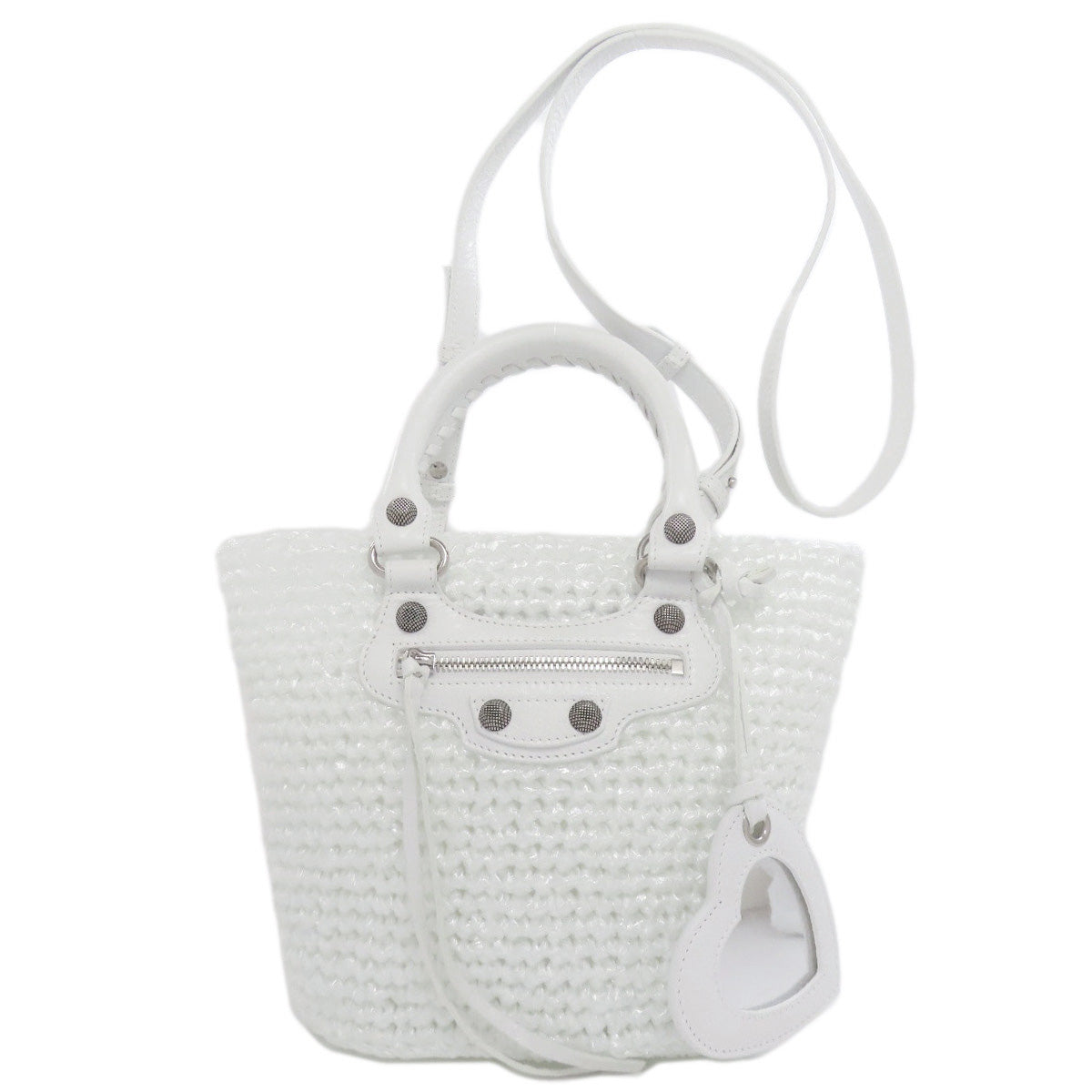 バレンシアガ 786187 ル カゴール パニエ 2WAY ハンドバッグ ポリプロピレン レディース 【中古】【BALENCIAGA】