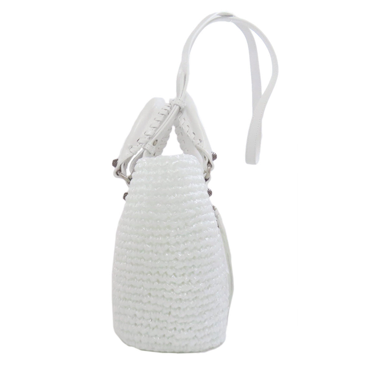バレンシアガ 786187 ル カゴール パニエ 2WAY ハンドバッグ ポリプロピレン レディース 【中古】【BALENCIAGA】