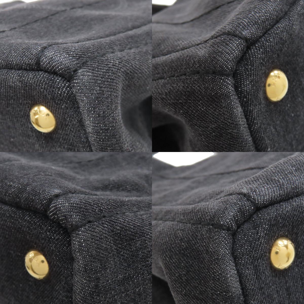 PRADA Canapa 2WAY Handbag Denim Ladies [Used]