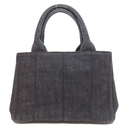 PRADA Canapa 2WAY Handbag Denim Ladies [Used]
