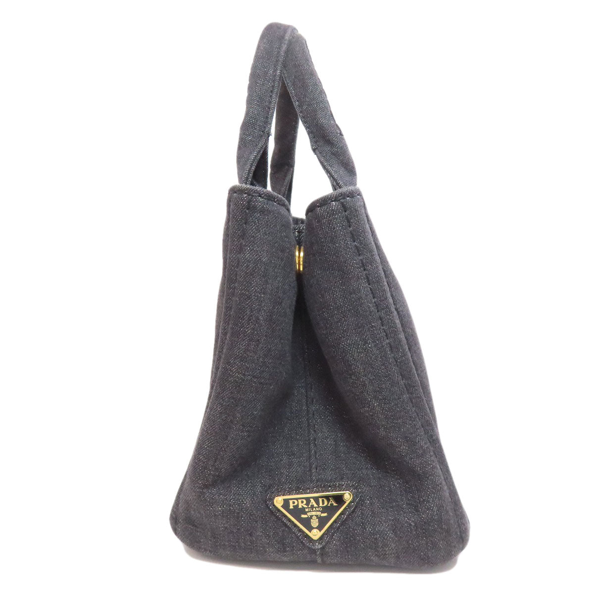 PRADA Canapa 2WAY Handbag Denim Ladies [Used]