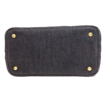 PRADA Canapa 2WAY Handbag Denim Ladies [Used]