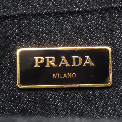 PRADA Canapa 2WAY Handbag Denim Ladies [Used]