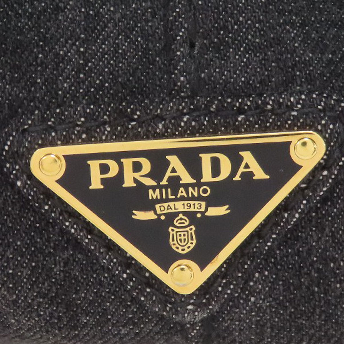 PRADA Canapa 2WAY Handbag Denim Ladies [Used]