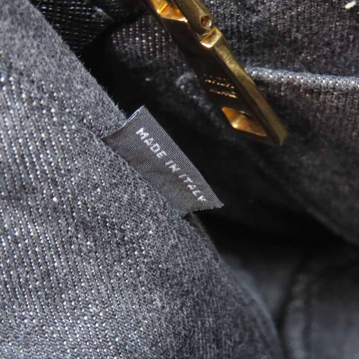 PRADA Canapa 2WAY Handbag Denim Ladies [Used]