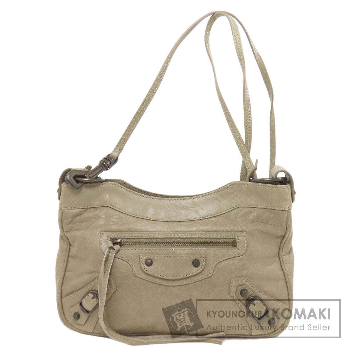 バレンシアガ 242803 ザ・ヒップ ショルダーバッグ カーフ レディース 【中古】【BALENCIAGA】