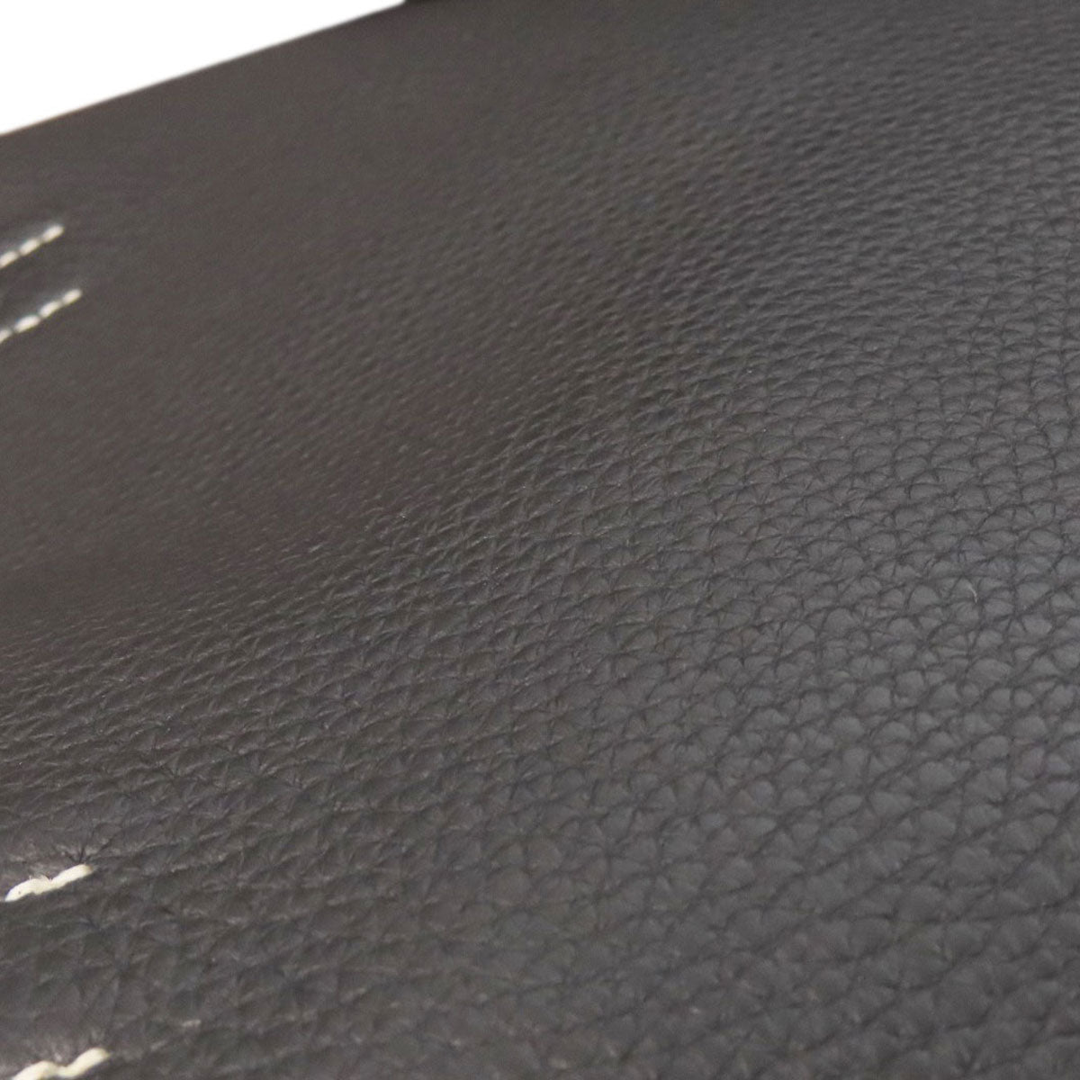 HERMES Double Sense 28 Toffee Black Tote Bag Taurillon Clemence Ladies [Used]