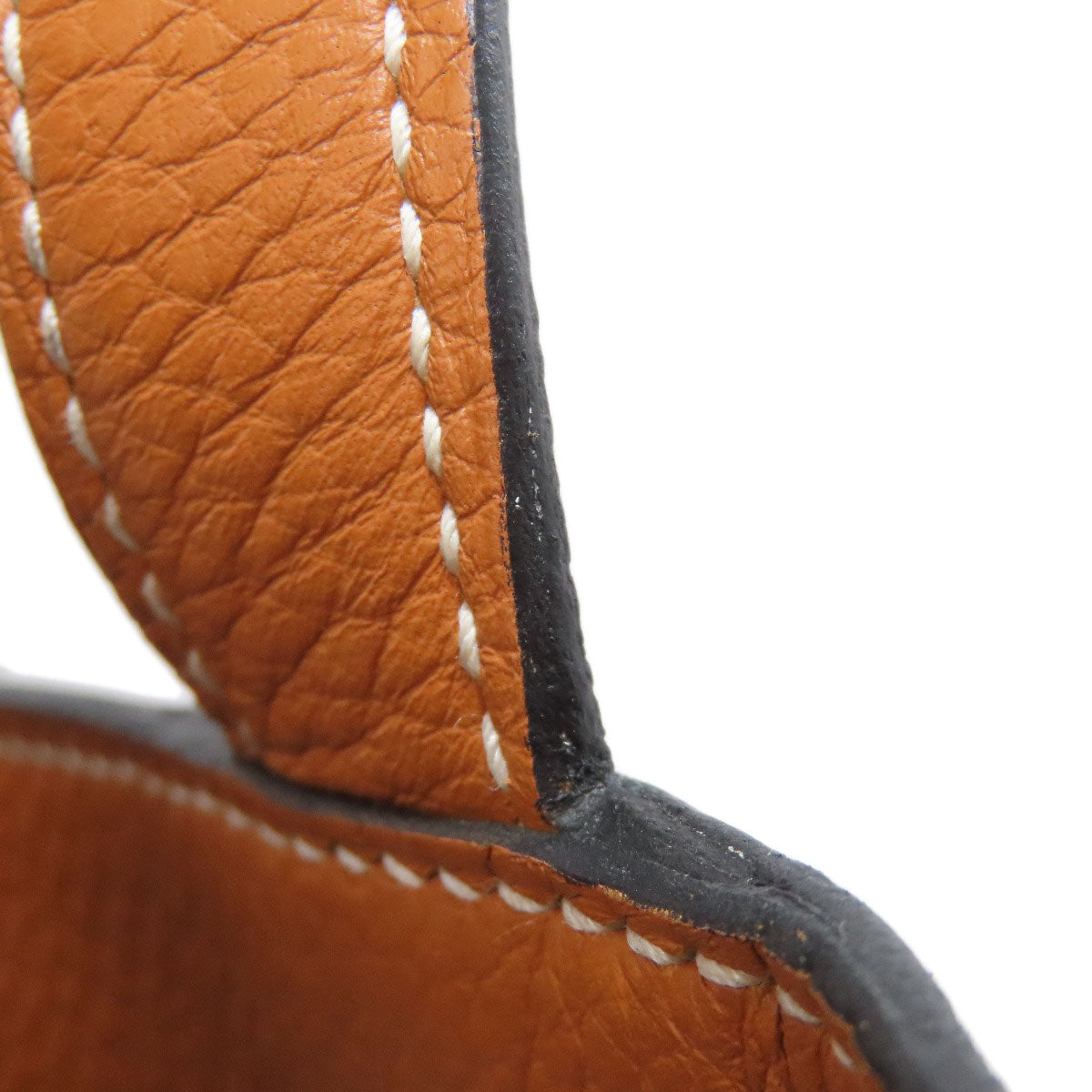 HERMES Double Sense 28 Toffee Black Tote Bag Taurillon Clemence Ladies [Used]