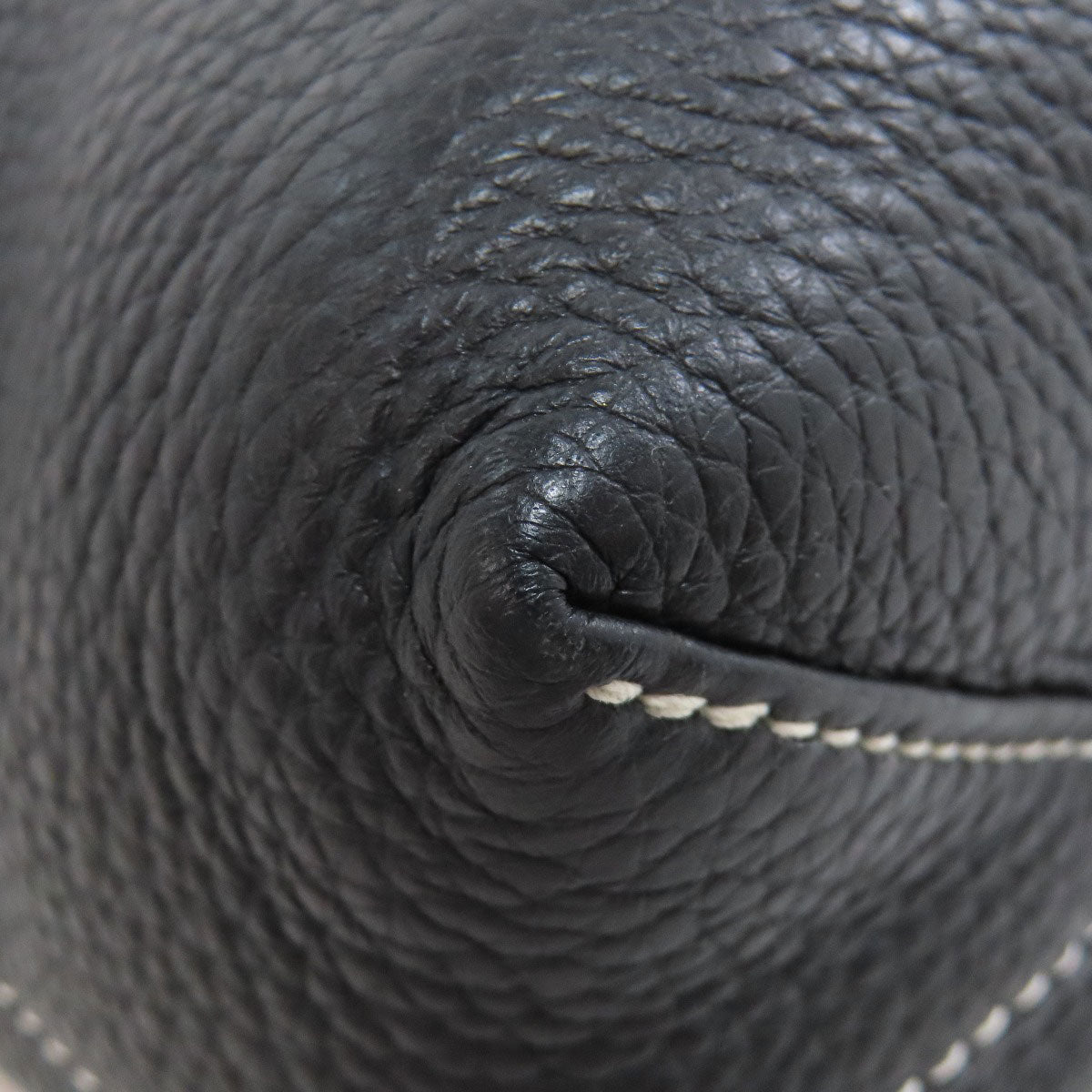 HERMES Double Sense 28 Toffee Black Tote Bag Taurillon Clemence Ladies [Used]