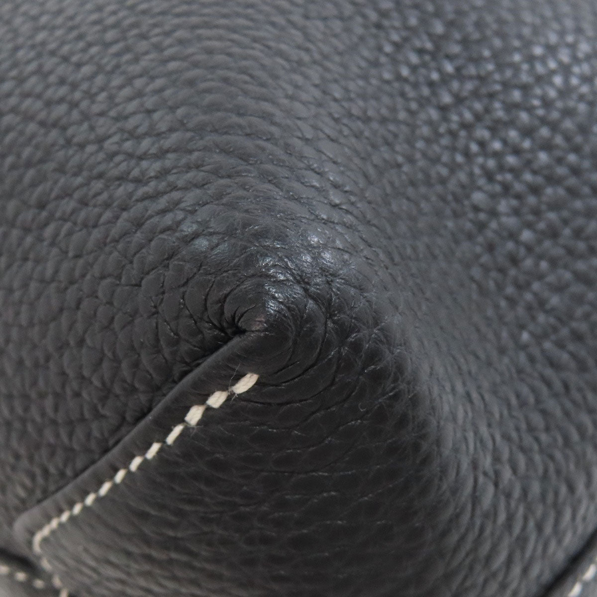 HERMES Double Sense 28 Toffee Black Tote Bag Taurillon Clemence Ladies [Used]