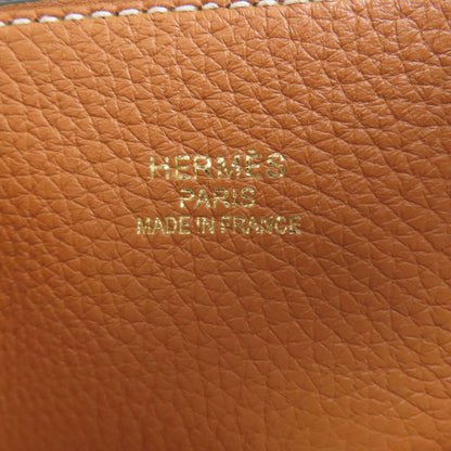 HERMES Double Sense 28 Toffee Black Tote Bag Taurillon Clemence Ladies [Used]