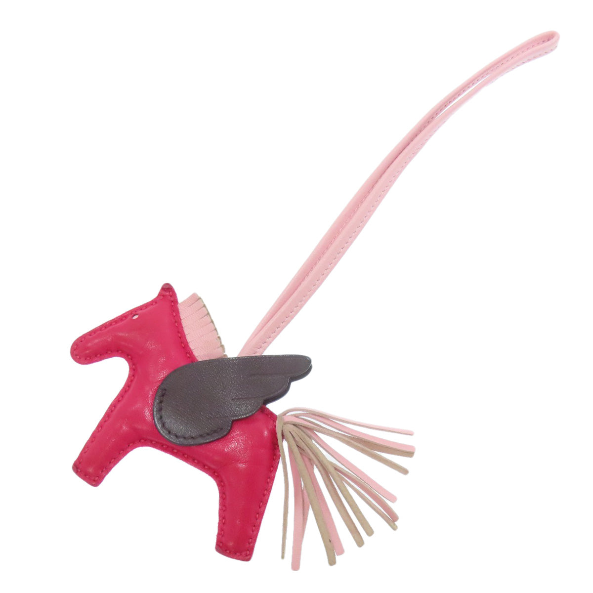 HERMES   Rodeo Charm PM Pegasus key ring  Calf Ladies [Used]