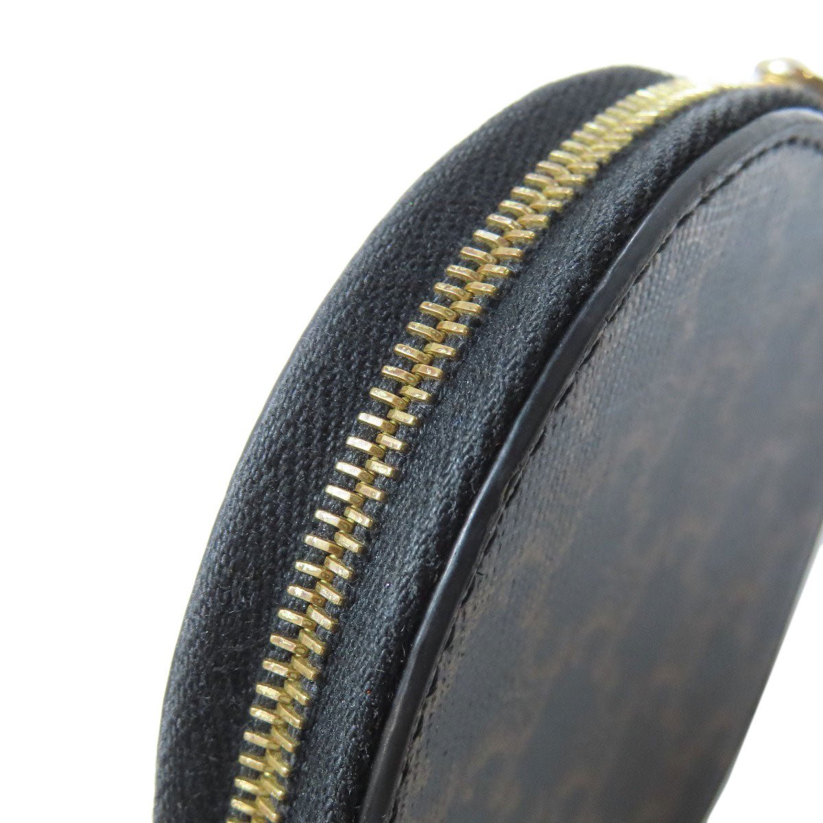 CELINE Triomphe pattern coin purse PVC Ladies [Used]